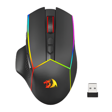 REDRAGON AXE PRO RGB TRI-MODE WIRELESS GAMING MOUSE