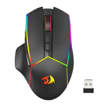 REDRAGON AXE PRO RGB TRI-MODE WIRELESS GAMING MOUSE