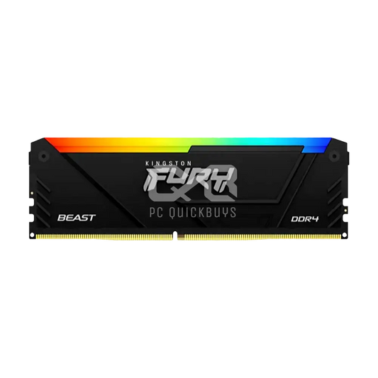 16GB (2X8GB) DDR4-3200 (KF432C16BB2AK2/16) KINGSTON FURY BEAST RGB - PC Quickbuys