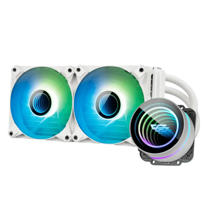 DARKFLASH TWISTER DX240 V2.6 ARGB AIO 240MM LIQUID CPU COOLER (LGA1700 READY)