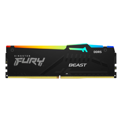 32GB (2X16GB) DDR5-6800 KF568C34BBAK2-32 CL34 KINGSTON FURY BEAST RGB (BLK)