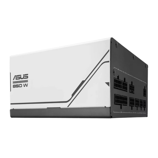 ASUS PRIME AP-850G 850W 1X150MM FAN, 5SATA, 8PIN PCIE, ACTIVE PFC, MODULAR, 80PLUS - GOLD (WHITE)