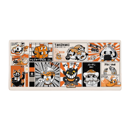 DOTTED THE CUP SHOP 900X400MM DESK MAT (4MM)