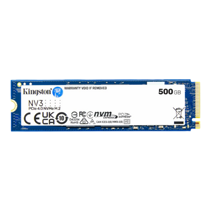 KINGSTON 500GB NV3 M.2 2280 GEN 4X4 NVME SSD (SNV3S/500G)
