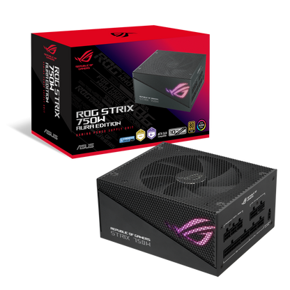 ASUS ROG STRIX 750W 80PLUS GOLD (MODULAR CABLING) AURA EDITION