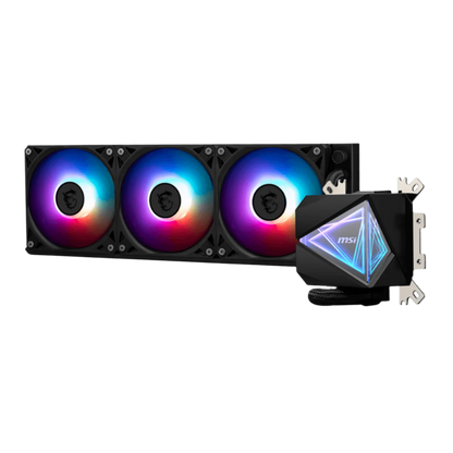 MSI MAG CORELIQUID I360 3X120MM FAN/120X120X25MM ARGB LIQUID CPU COOLER BLACK