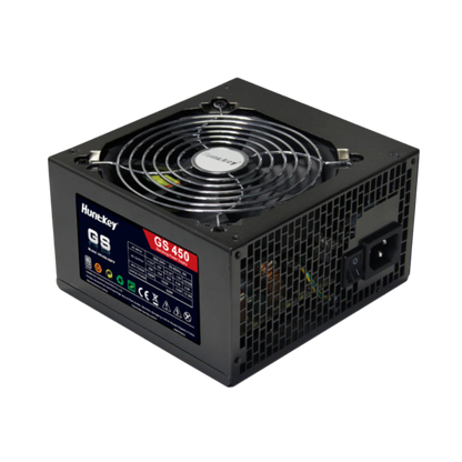 HUNTKEY GS450 350W, 120MM FAN, ACTIVE PFC, 80-PLUS CERTIFIED PSU