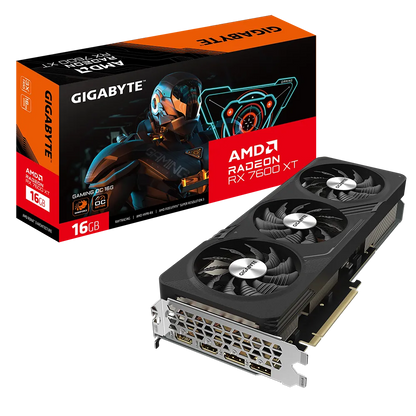 GIGABYTE RX 7600XT 16GB 128BIT GDDR6 GAMING OC 3XFANS (2XHDMI, 2XDP)