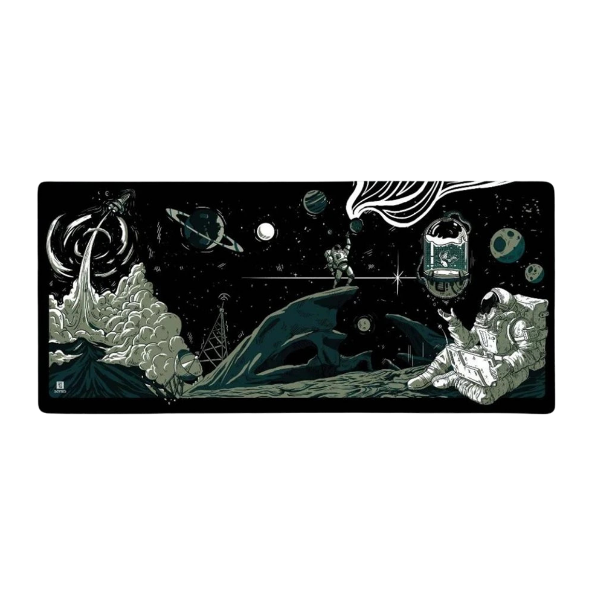 DOTTED ODYSSEY 900X400MM DESK MAT (4MM)