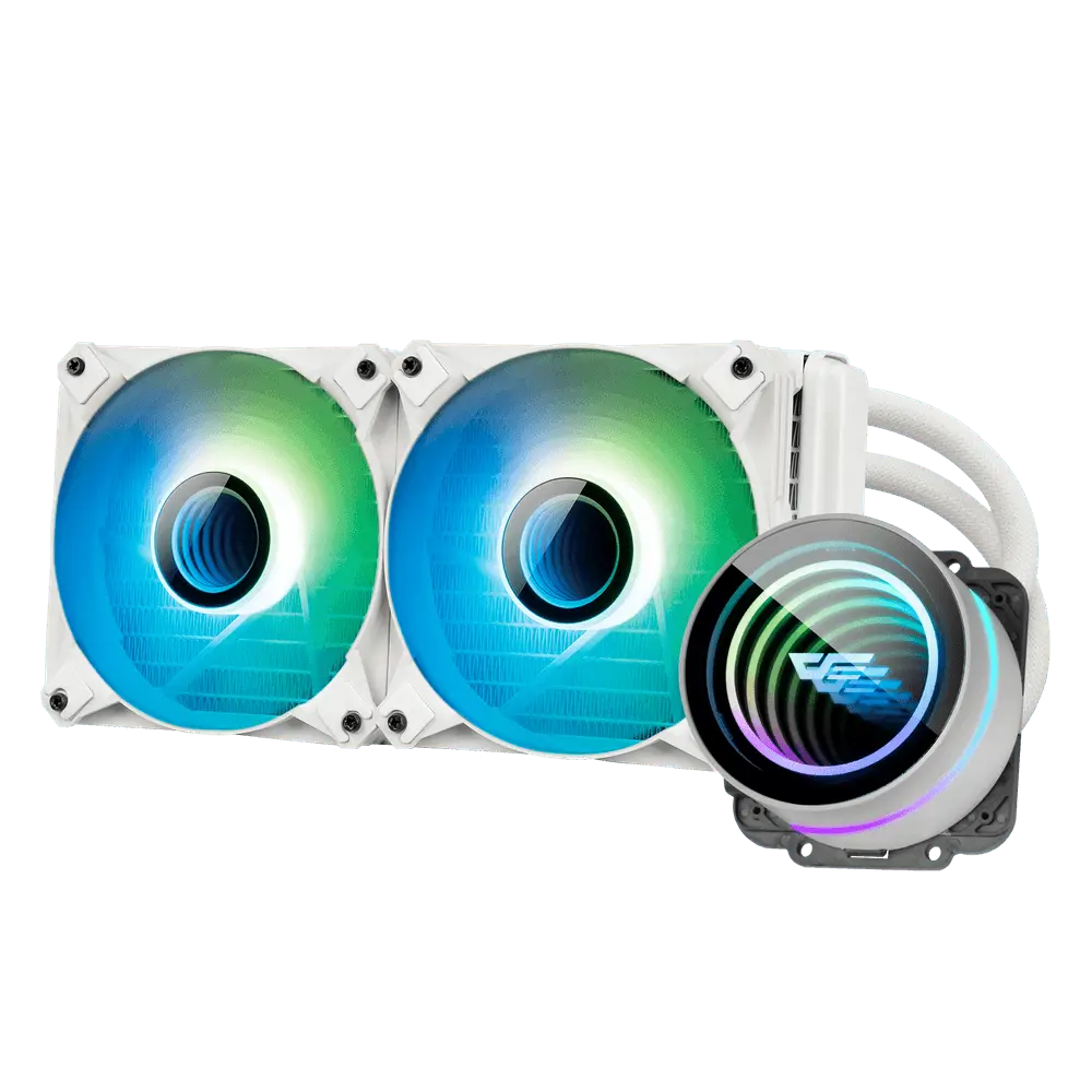 DARKFLASH TWISTER DX240 V2.6 ARGB AIO 240MM LIQUID CPU COOLER (LGA1700 READY)
