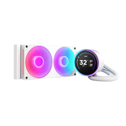 NZXT KRAKEN ELITE 240 RGB AIO LIQUID COOLER W/ LCD DISPLAY, RGB FANS