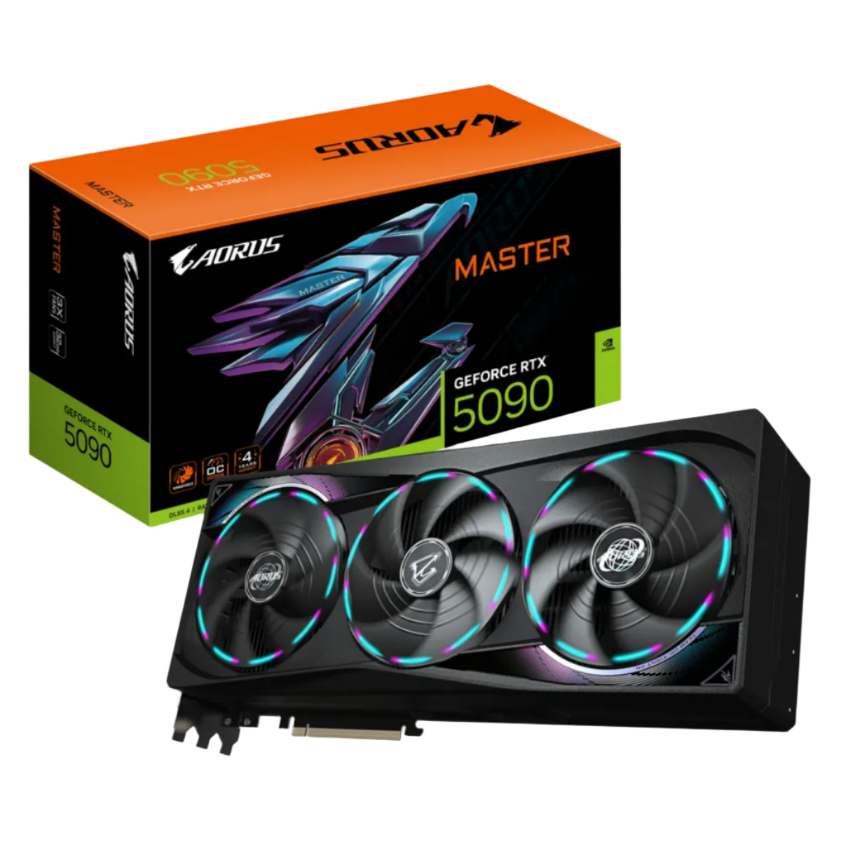 GIGABYTE AORUS RTX 5090 32GB 512BIT GDDR7 MASTER (HDMI, 3XDP)