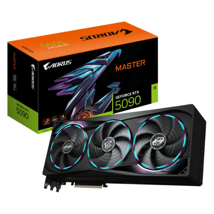 GIGABYTE AORUS RTX 5090 32GB 512BIT GDDR7 MASTER (HDMI, 3XDP)