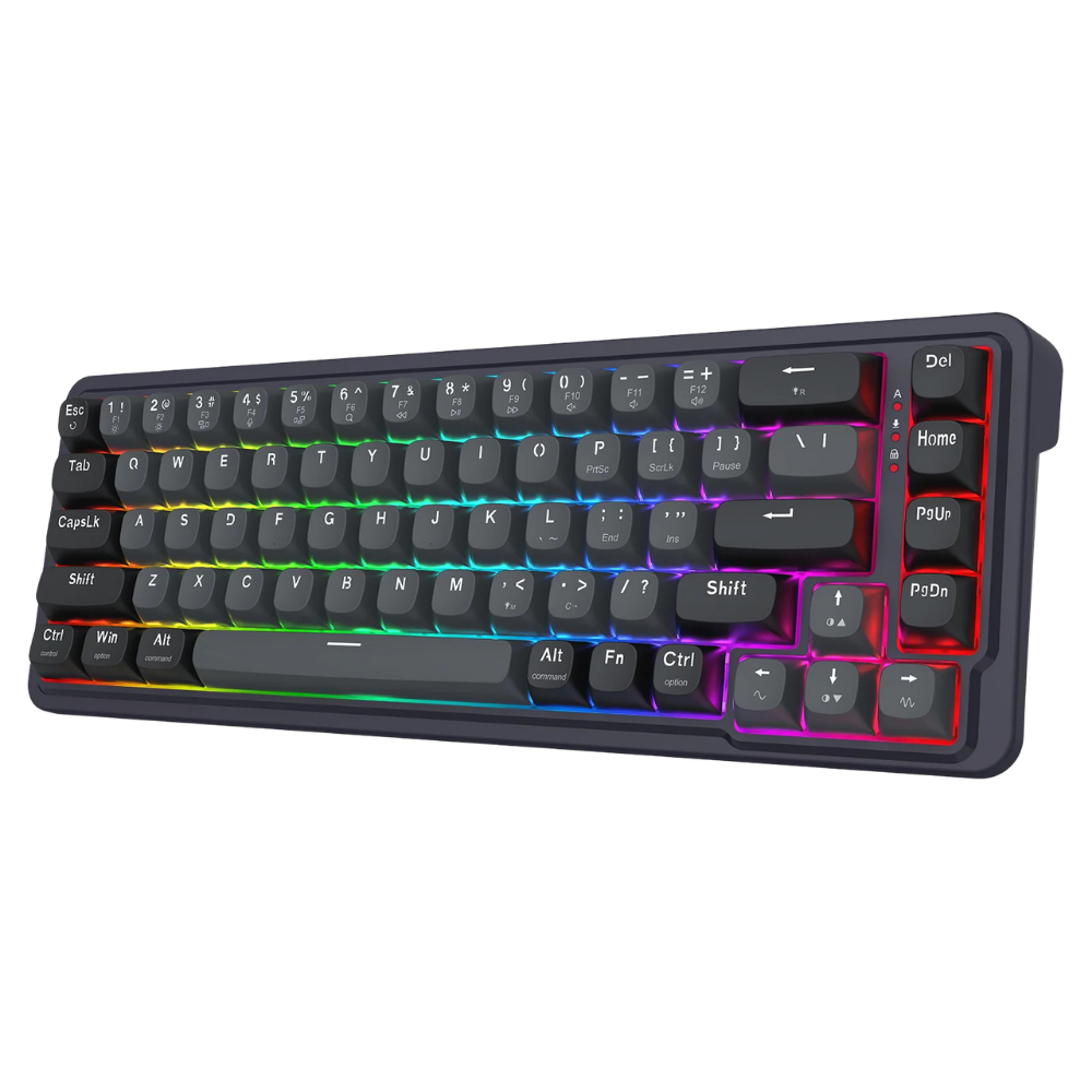 REDRAGON NOVA RGB 65-KEY MAGNETIC SWITCH KEYBOARD GRAY BLACK
