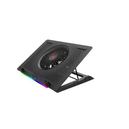 REDRAGON IVY RGB LAPTOP COOLER W/ ADJ HEIGHT BLACK (2USB PORT)