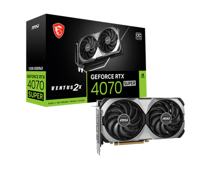 MSI RTX 4070 SUPER 12G 192BIT GDDR6X VENTUS 2X OC (HDMI, 3XDP)