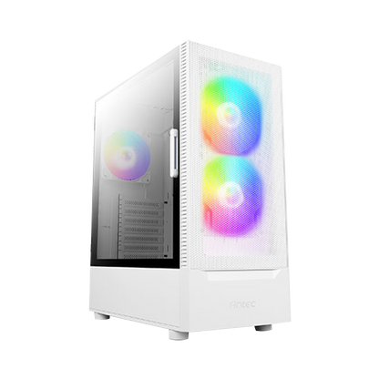 ANTEC NX410 MID TOWER CASE W/ TEMPERED GLASS SIDE PANEL, 3 ARGB FANS