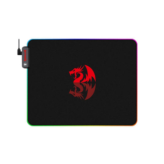 REDRAGON P026 PLUTO 330X260MM RGB GAMING MOUSE PAD (3MM)