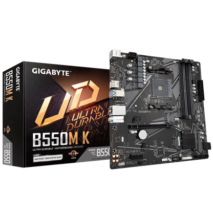 GIGABYTE GA-B550M-K 4DDR4 2XM.2 MOTHERBOARD (HDMI,DP)