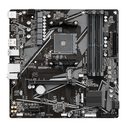 GIGABYTE GA-B550M-K 4DDR4 2XM.2 MOTHERBOARD (HDMI,DP)