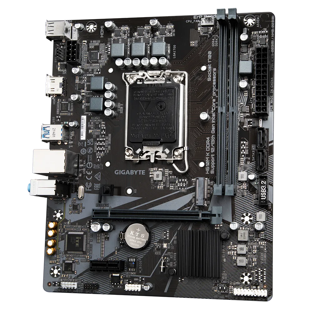 GIGABYTE H610M-K 2DDR4 M.2 MOTHERBOARD (HDMI)