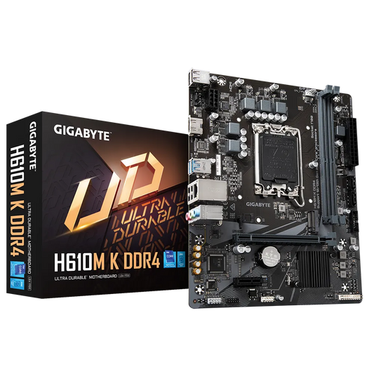 GIGABYTE H610M-K 2DDR4 M.2 MOTHERBOARD (HDMI)