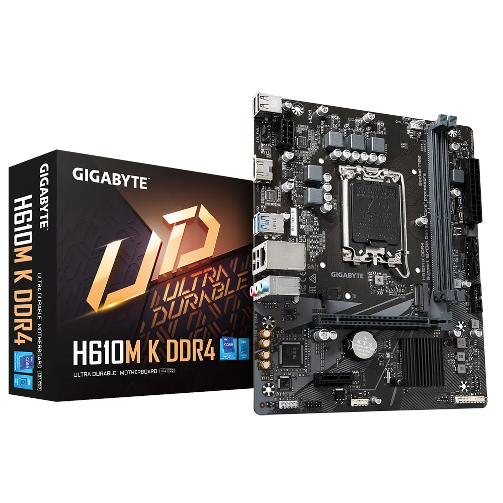 GIGABYTE H610M-K 2DDR4 M.2 MOTHERBOARD (HDMI)