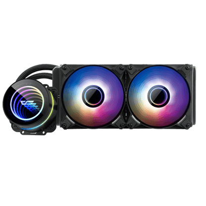 DARKFLASH TWISTER DX240 V2.6 ARGB AIO 240MM LIQUID CPU COOLER (LGA1700 READY)