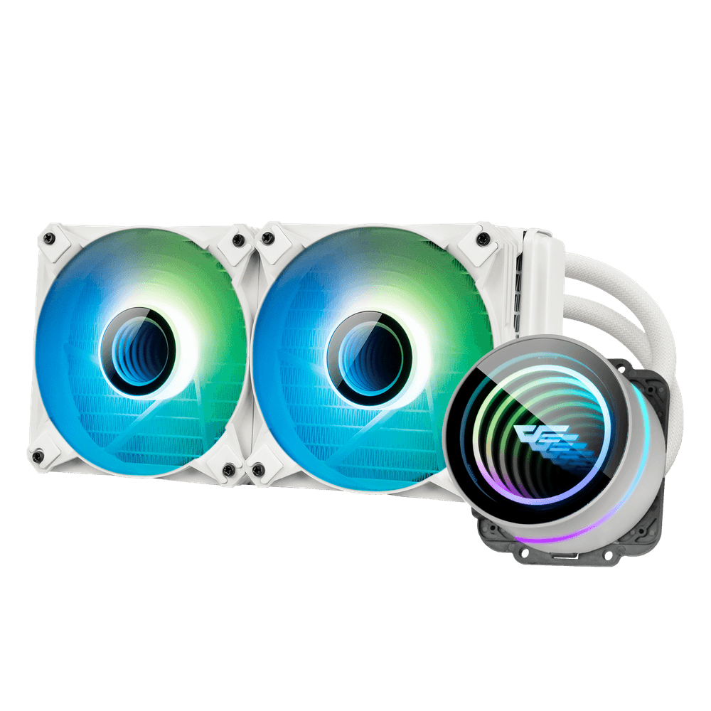 DARKFLASH TWISTER DX240 V2.6 ARGB AIO 240MM LIQUID CPU COOLER (LGA1700 READY)