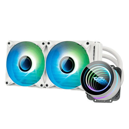 DARKFLASH TWISTER DX240 V2.6 ARGB AIO 240MM LIQUID CPU COOLER (LGA1700 READY)