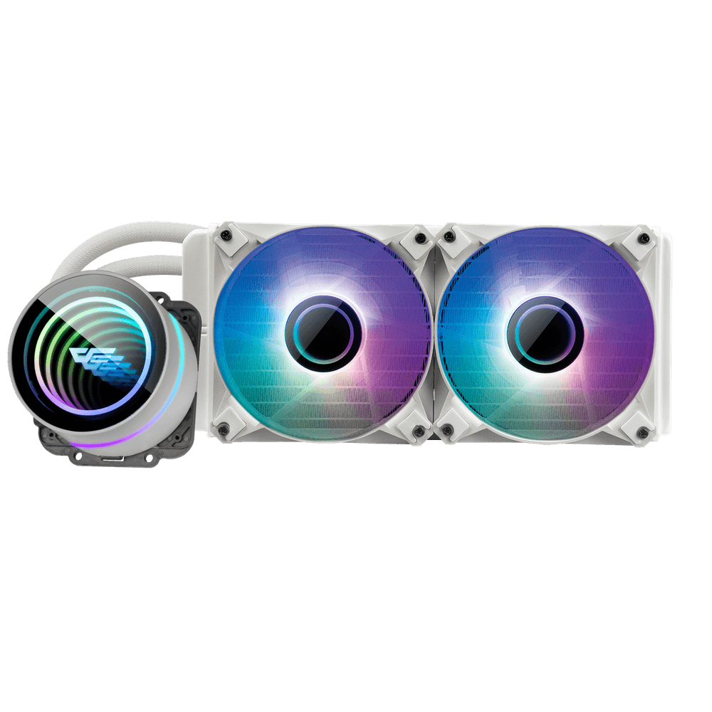 DARKFLASH TWISTER DX240 V2.6 ARGB AIO 240MM LIQUID CPU COOLER (LGA1700 READY)