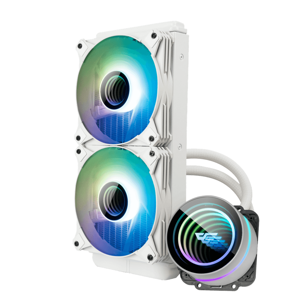 DARKFLASH TWISTER DX240 V2.6 ARGB AIO 240MM LIQUID CPU COOLER (LGA1700 READY)