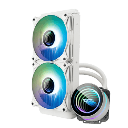 DARKFLASH TWISTER DX240 V2.6 ARGB AIO 240MM LIQUID CPU COOLER (LGA1700 READY)