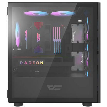 DARKFLASH DLM21 MICRO ATX CASE W/ TEMPERED WINDOW