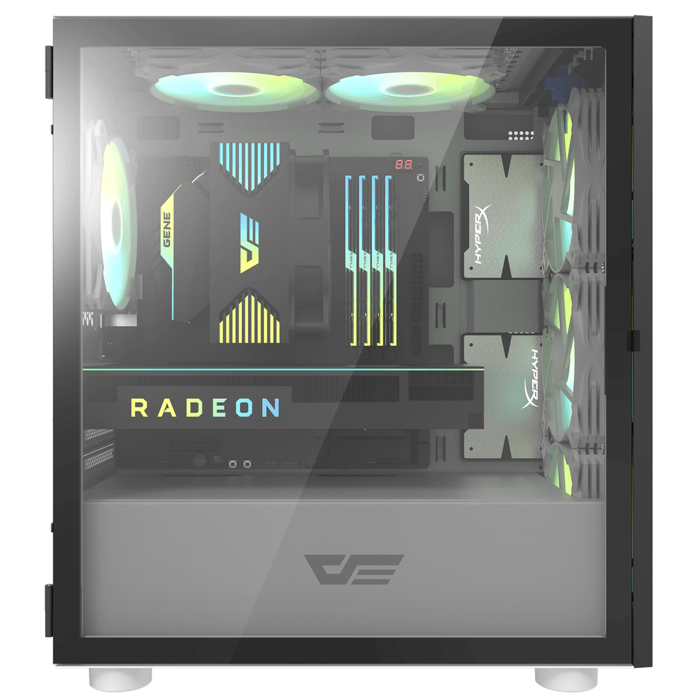 DARKFLASH DLM21 MICRO ATX CASE W/ TEMPERED WINDOW