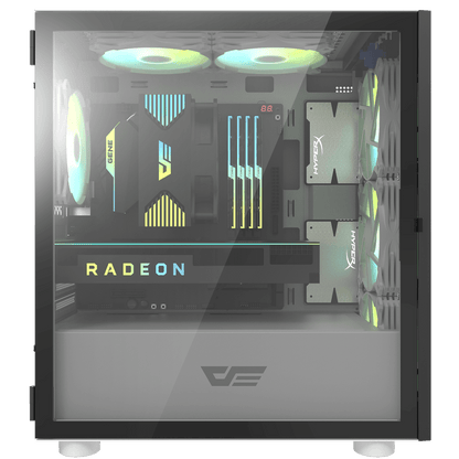 DARKFLASH DLM21 MICRO ATX CASE W/ TEMPERED WINDOW