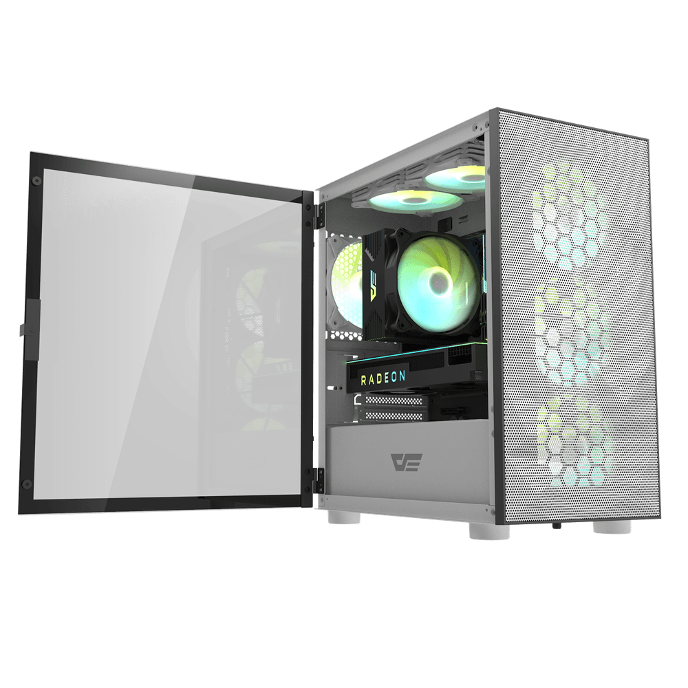 DARKFLASH DLM21 MICRO ATX CASE W/ TEMPERED WINDOW
