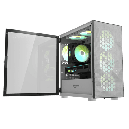 DARKFLASH DLM21 MICRO ATX CASE W/ TEMPERED WINDOW