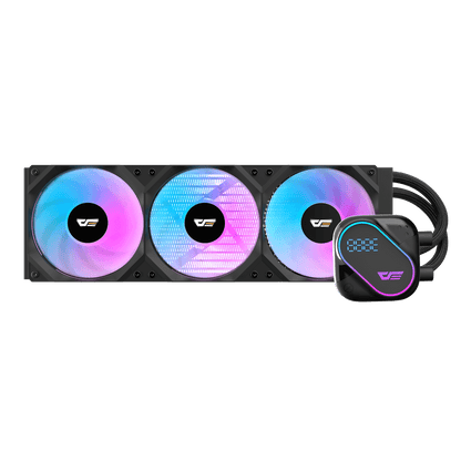DARKFLASH EXPLORE DO360 ARGB AIO 360MM LIQUID CPU COOLER W/ DIGITAL DISPLAY
