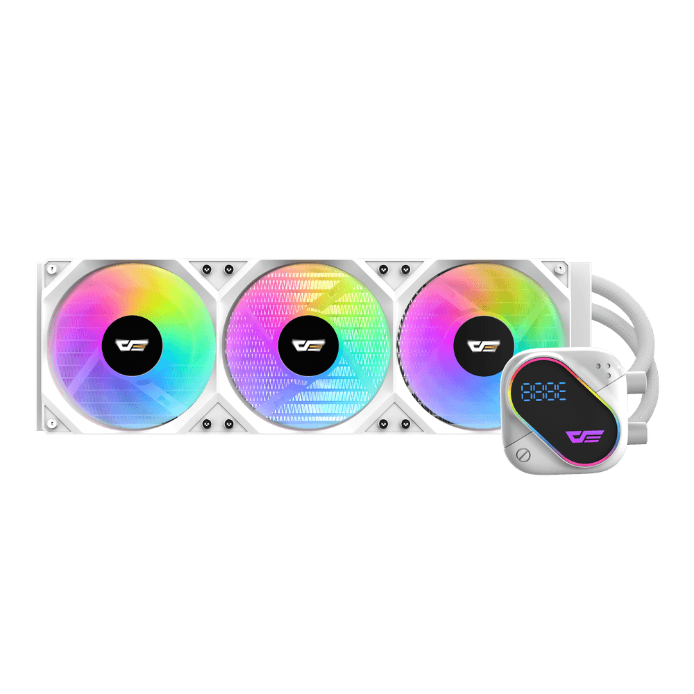 DARKFLASH EXPLORE DO360 ARGB AIO 360MM LIQUID CPU COOLER W/ DIGITAL DISPLAY