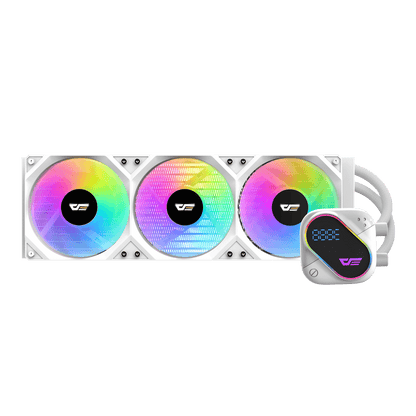 DARKFLASH EXPLORE DO360 ARGB AIO 360MM LIQUID CPU COOLER W/ DIGITAL DISPLAY