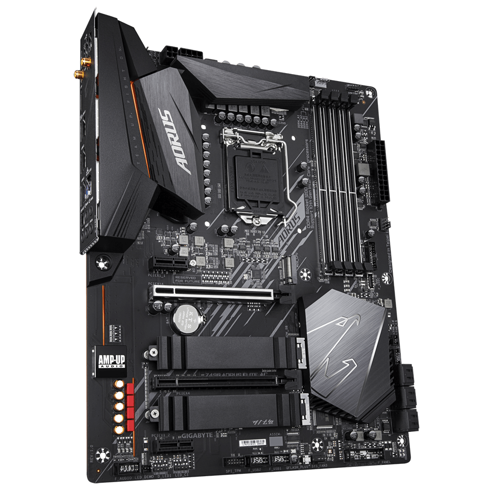 GIGABYTE Z490 AORUS ELITE AC 4DDR4 2XM.2 MOTHERBOARD (HDMI) WIFI+BT