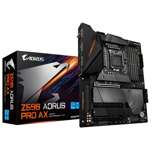 GIGABYTE Z590 AORUS PRO AX 4DDR4 4XM.2 MOTHERBOARD (DP) WIFI AX+BT