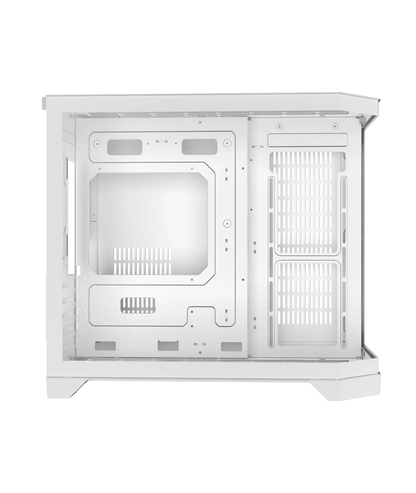 COOLMAN SPECTRA CASE M-ATX CASE W/ TEMPERED GLASS SIDE PANEL, LCD SCREEN