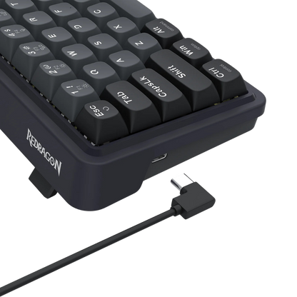 REDRAGON NOVA RGB 65-KEY MAGNETIC SWITCH KEYBOARD GRAY BLACK