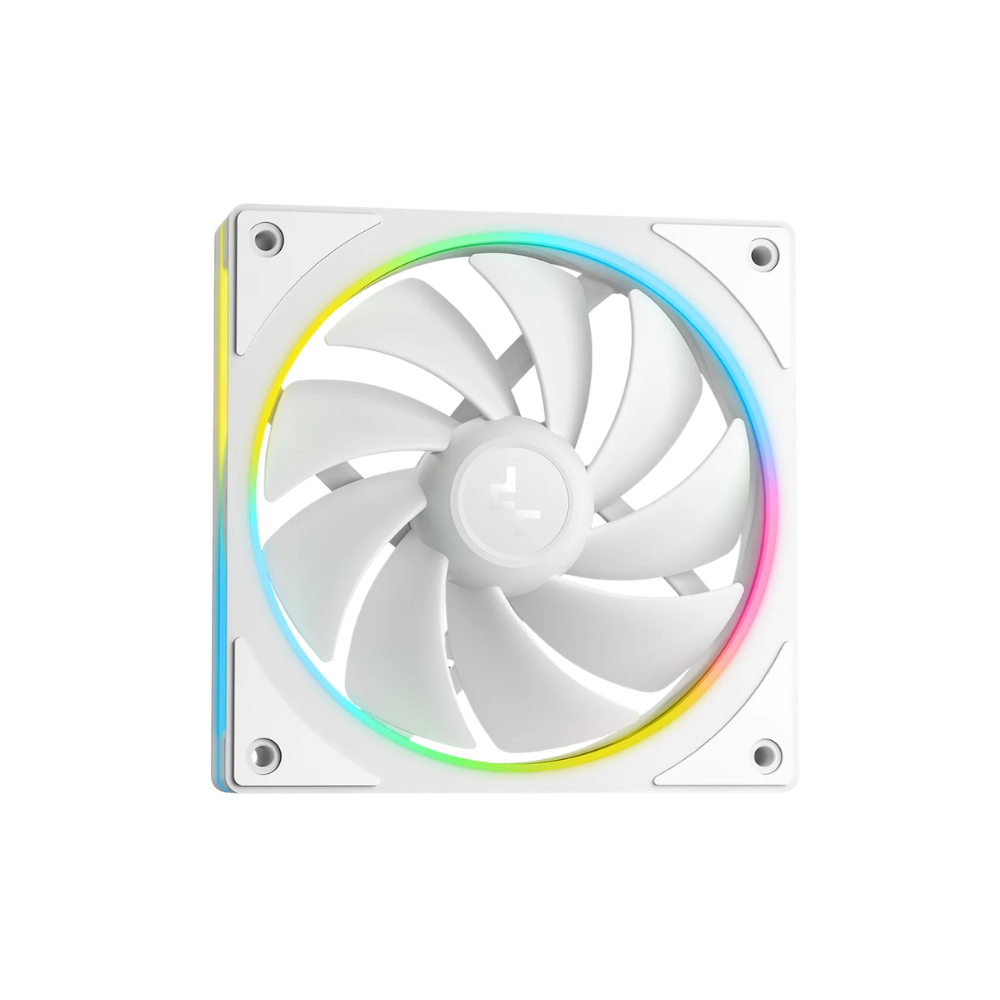 DEEPCOOL LM360 360MM AIO ARGB LIQUID CPU COOLER W/ 2.4" LCD SCREEN (WHITE)