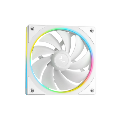 DEEPCOOL LM360 360MM AIO ARGB LIQUID CPU COOLER W/ 2.4" LCD SCREEN (WHITE)