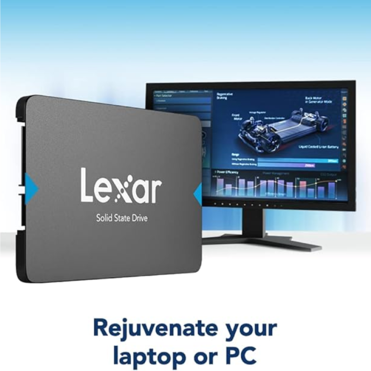 LEXAR NS100 512GB 2.5" SATA 6GB/S SSD