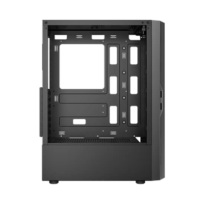 ANTEC AX20 ELITE MID TOWER CASE W/ TEMPERED GLASS SIDE PANEL, 4 RGB FANS (BLACK)
