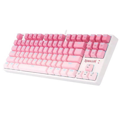 REDRAGON DAKSA MECHANICAL GAMING KEYBOARD (RED SWITCH) GRADIENT PINK